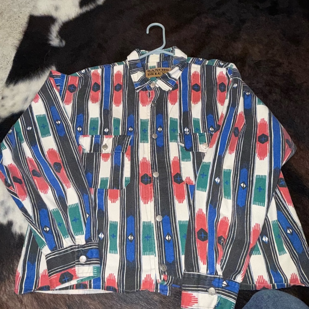Rancho De Luxe Multicolor Patterned Jacket